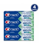 4 Pack Crest Clean Breath Fluoride Toothpaste Spearmint Anti-cavity Exp: 10/28. Fixed Price $29.99.