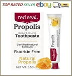 Red Seal Propolis Herbal Toothpaste - Fluoride Free, Organic, Vegan 3.53 Oz.. Fixed Price $14.49.