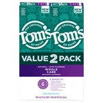 Toms Of Maine Toothpaste Twin Peppermint 8 Oz (pack 3). Fixed Price $61.99.