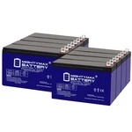 Mighty Max 12v, 9ah, Gel, Nb Replaces Generac Generators Gp6500e-5941-0 - 8 Pack. Fixed Price $224.99.