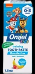3 Pack Orajel Kids Training Toothpaste Fluoride Free Fruity Paw Patrol Lot New. Fixed Price $14.99.