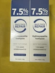 (2 Pack) 7.5% Hydroxyapatite Toothpaste Remove Yellow Tooth Stains 120gr Each C1. Fixed Price $12.99.