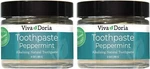 Viva Doria Natural Toothpaste, Peppermint, 3 Oz Glass Jars (pack Of 2). Fixed Price $12.99.