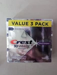 Crest 3d White Brilliance Toothpaste 4.6 Oz Pack Of 3 Vibrant Peppermint Flavor. Fixed Price $18.79.