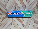 Crest Plus Whitening With Scope Fresh Mint Toothpaste 2.7oz Travel Size Exp 4/27. Fixed Price $8.95.