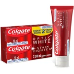 Colgate Optic White Stain Fighter Gel Toothpaste 90 Ml 2 Pack Clean Mint Paste. Fixed Price $19.95.