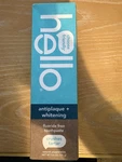 Hello Antiplaque + Whitening Fluoride-free Toothpaste, Natural Peppermint 5.0oz. Fixed Price $9.79.