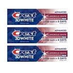 Crest 3d White Advanced Glamorous Toothpaste 3.3 Oz (lot Of 3). Fixed Price $19.99.