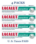 4 Packs Lacalut Sensitive Daily Toothpaste 75 Ml 2.5 Fl Oz Made In Germany. Fixed Price $51.90.