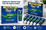 Crest Scope Toothpaste Outlast Ultra 6.3 Oz Fresh Mint 2/5/10 Pack Long Last. Fixed Price $47.99.