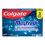 Colgate Maxfresh Cool Mint Toothpaste, 3 Pack, 6.3 Oz. Fixed Price $45.99.