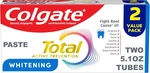 Colgate Total Whitening Toothpaste Plaque Gingivitis Care Mint 2 Pack. Fixed Price $12.08.
