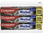 3 Packs Colgate Maxfresh Charcoal Mint With Whitening Toothpaste Freshens Breath. Fixed Price $15.95.