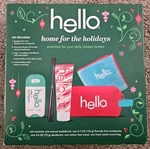Hello Holiday Home For The Holidays Fluoride-free Toothpaste & Aluminum Free Deo. Fixed Price $25.00.