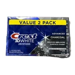 Crest 3d White Advanced Charcoal Whitening Toothpaste, 2.4 Oz, Pack Of 2. Fixed Price $7.00.