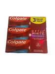 Colgate Optic White Advanced Teeth Whitening Toothpaste Value Pack Of 3-3.2oz Ea. Fixed Price $19.00.