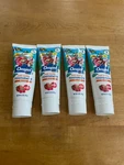 4 Orajel Kids Anti-cavity Fluoride Toothpaste Natural Berry Super Mario 4.2oz. Fixed Price $27.99.