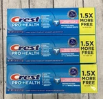 Lot 3 X Crest Pro-health Fluoride Toothpaste Sensitive & Enamel Shield 2.6 Oz Ea. Fixed Price $17.99.