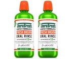 2 Pack - Therabreath Fresh Breath Mouthwash, Mild Mint, Alcohol-free, 33.8 Fl Oz. Fixed Price $39.05.