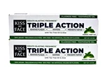 2x Kiss My Face Aloe Vera Triple Action Toothpaste Gel Herbal Mint 4.5 Oz. Fixed Price $21.98.