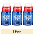 (3 Pack) Colgate Maxfresh Clean Mint Toothpaste, 4.6 Oz. Fixed Price $12.99.