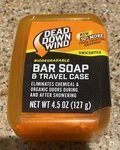 Hunting Cover Dead Down Wind Unscented Biodegradable Bar Soap & Travel Case. Fixed Price $7.50.