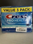 Crest Pro-health Clean Mint Toothpaste, 4.3oz, Triple Pack. Fixed Price $8.99.