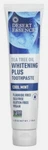 X3 Desert Essence Tea Tree Oil Whitening Plus Toothpaste - 6.25 Oz Antiseptic. Fixed Price $30.45.