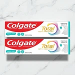 New Colgate Lot Of (2) Total Active Prevention Fresh Mint Toothpaste 5.1oz. Fixed Price $13.99.
