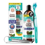Gurunanda Cocomint Pulling Oil With 7 Essential Oils & Vitamins D, E K2 - 8 Oz. Fixed Price $21.99.