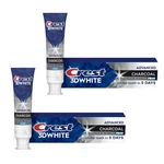 Two (2) Pack Crest 3d White Fluoride Advanced Charcoal Toothpaste 2.4oz Exp 4/27. Fixed Price $14.99.