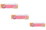 Pack Of (3) New Arm & Hammer Sensitive Teeth Gums Toothpaste 4.5 Oz. Fixed Price $14.99.