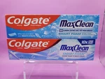 2 Colgate Maxclean Smart Foam Anticavity Fluoride Toothpaste Whitening 6oz 08/26. Fixed Price $13.25.