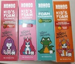 4 Pk Nohoo Children S Foam Toothpaste Peach Orange Cantaloupe Exp '25. Fixed Price $16.00.