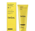 Twice Toothpaste 3.4oz Charcoal Icy Mint Fluoride Free Nano-hydroxyapatite. Fixed Price $22.99.