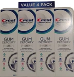 4x Crest Pro Health Gum Detoxify Ultra 4.7 Oz. Ea. Deep Clean Activated Foam New. Fixed Price $44.77.