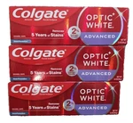 Lot Of 3!!! Colgate Optic White Advanced Toothpaste - Icy Fresh 3.2oz. Fixed Price $21.99.