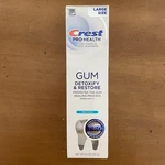 Crest Pro Health Gum Detoxify & Restore Toothpaste, Deep Clean, 4.6oz. Fixed Price $7.99.