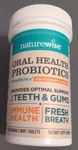 Naturewise Oral Probiotics For Mouth Bad Breath - Chewable Sugar-free Mint- New. Fixed Price $28.99.