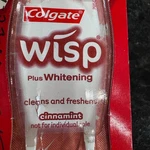 Nos Vintage Colgate Wisp Mini Brush Cinnamint Plus Whitening 8 Brushes. Fixed Price $45.00.