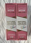 (2) Active Wow Natural Training Toothpaste Toddlers 2oz Strawberry + Watermelon. Fixed Price $7.99.