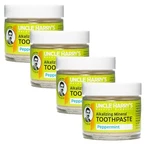 Uncle Harry's Peppermint Toothpaste, 3 Oz Jar 4 Pack. Fixed Price $54.94.