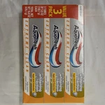 Aquafresh Extreme Clean Whitening Action Mint Fluoride Toothpaste 3 Pack 5.6 Oz. Fixed Price $12.65.