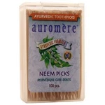 Auromere Ayurvedic Neem Picks 100 Count. Fixed Price $3.58.