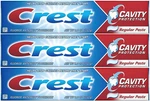 Crest Fluoride Cavity Protection Toothpaste, Regular Past, 8.20oz (3 Pack). Fixed Price $16.78.