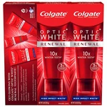 Colgate Optic White Renewal Whitening Toothpaste 3oz Pack Of 3 High Impact. Fixed Price $31.29.