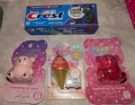 Kid's Crest Fluoride Anticavity Toothpaste Color Changing 4.2 Oz And 3 Lip Balm. Fixed Price $7.99.