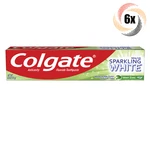 6x Packs Colgate Sparkling White Mint Zing Fluoride Gel Toothpaste 4oz. Fixed Price $23.44.