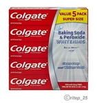 Colgate Baking Soda And Peroxide Whitening Toothpaste 8 Oz. (5 Pack) - Free Ship. Fixed Price $31.89.