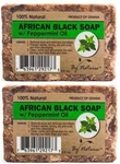 By Natures 100% Natural African Black Soap With Peppermint Oil 3.5 Oz (pack Of. Fixed Price $11.99.
